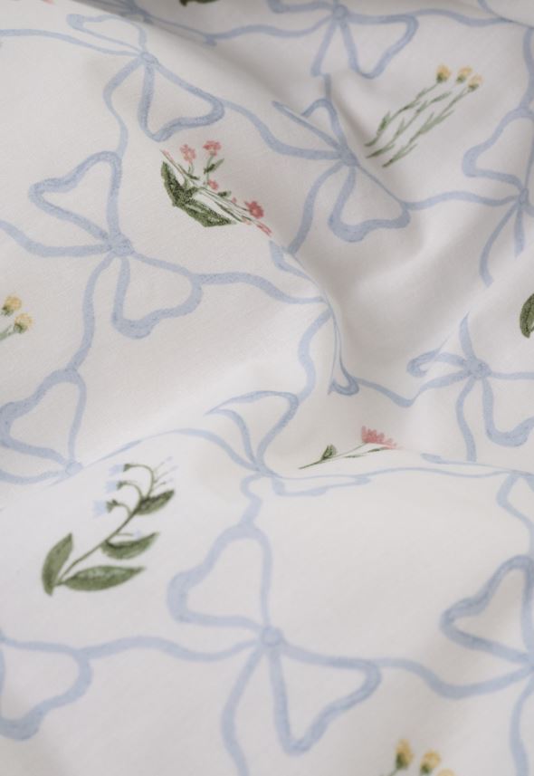 Voodipesukomplekt puuvillane mitmevärviline/sinine - 4