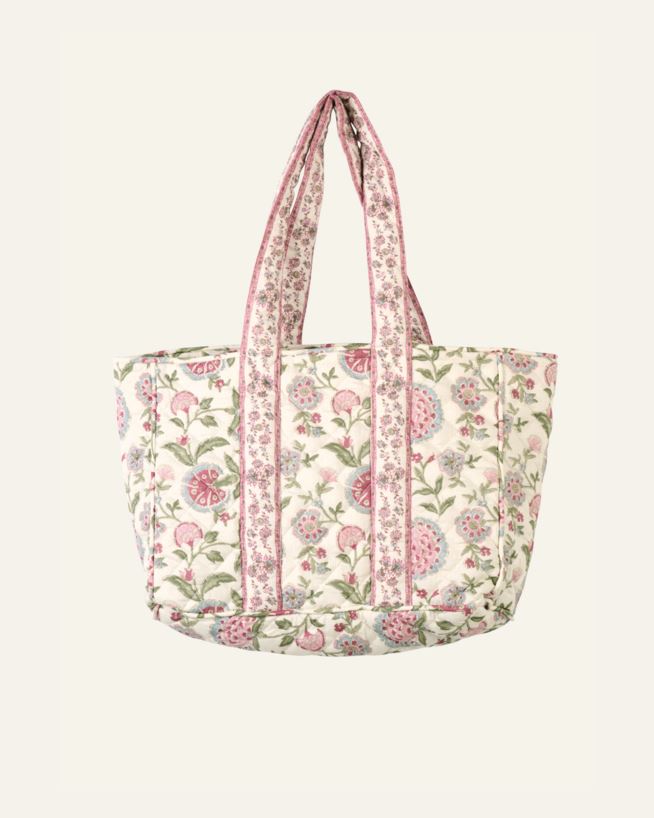 Väike tote kott mitmevärviline/roosa - 30x40 cm mitmevärviline/roosa - 1