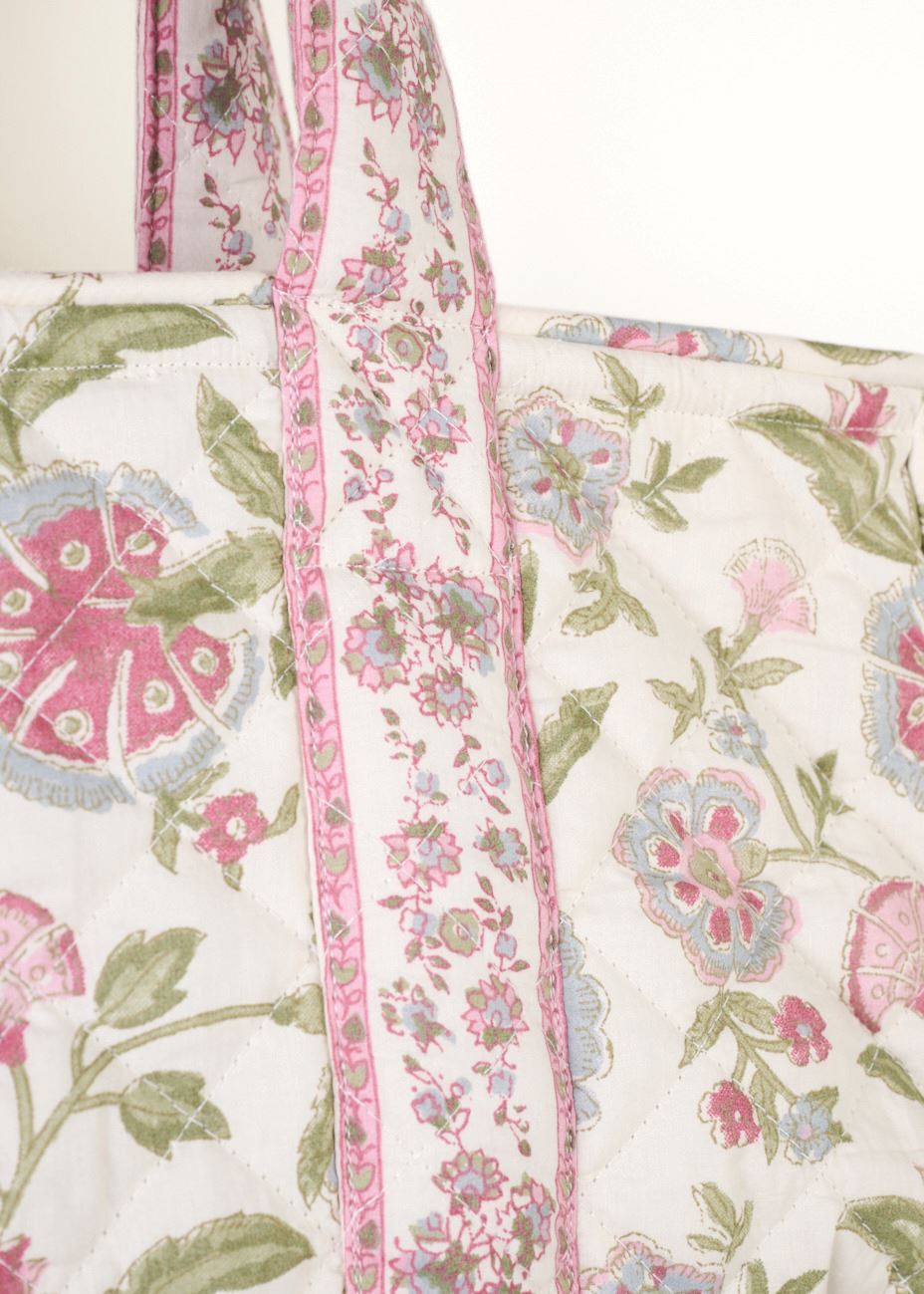 Väike tote kott mitmevärviline/roosa - 2