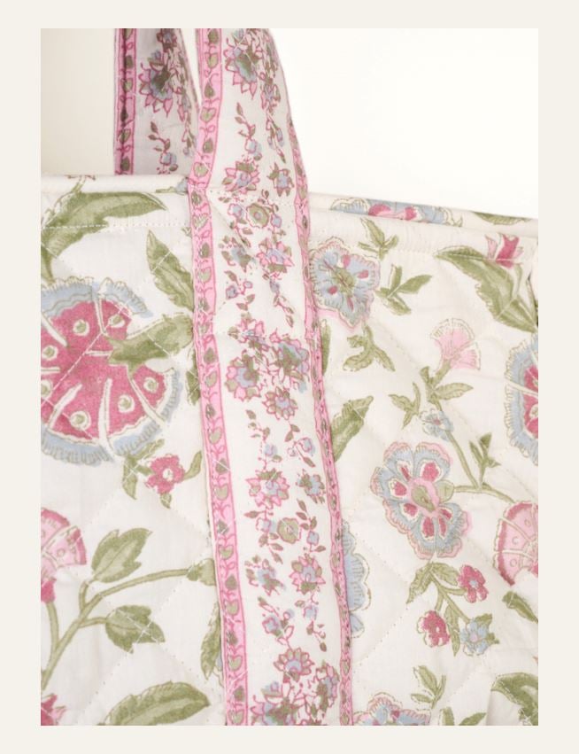 Väike tote kott mitmevärviline/roosa - 2