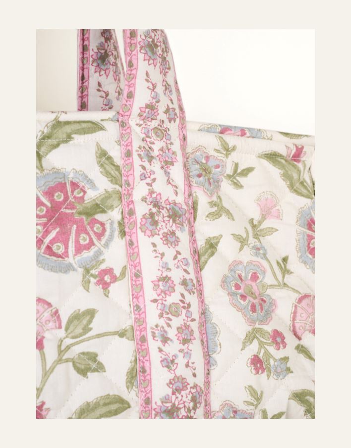 Väike tote kott mitmevärviline/roosa - 2