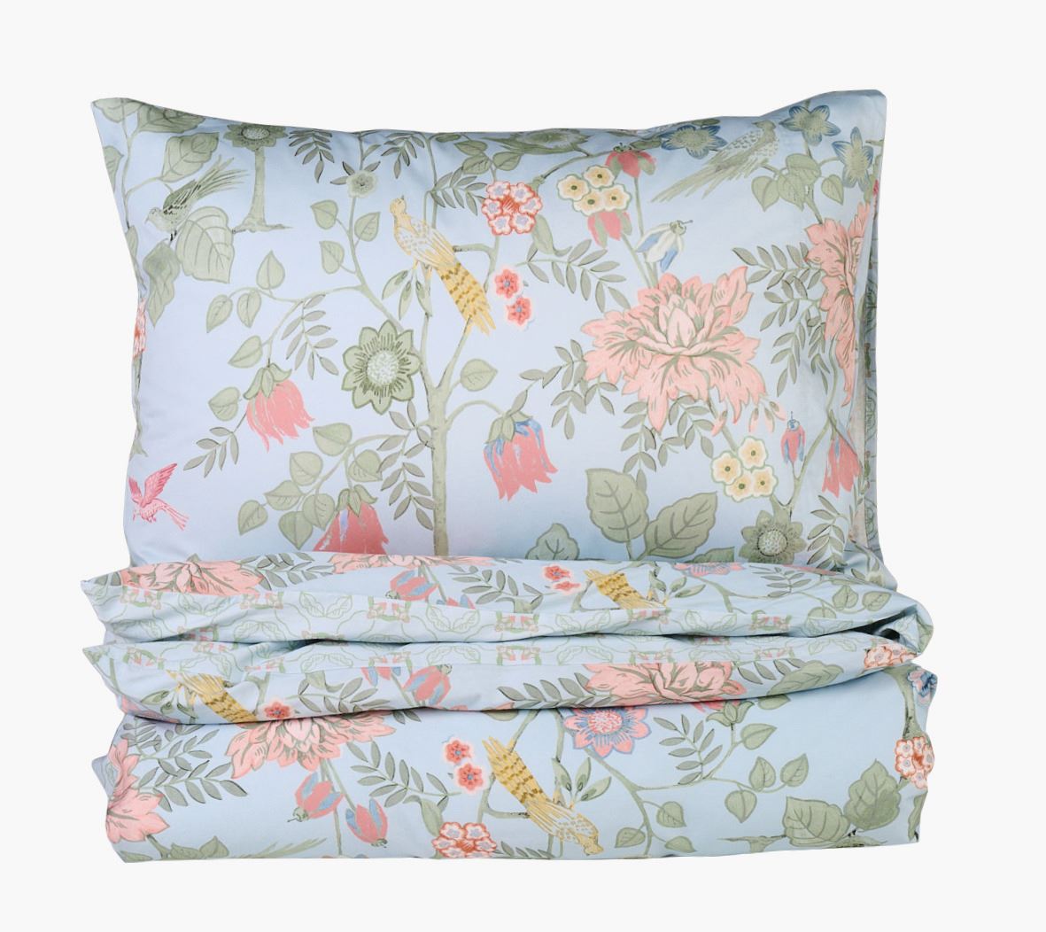 Voodipesukomplekt mitmevärviline/sinine - 150x210 cm mitmevärviline/sinine - 1