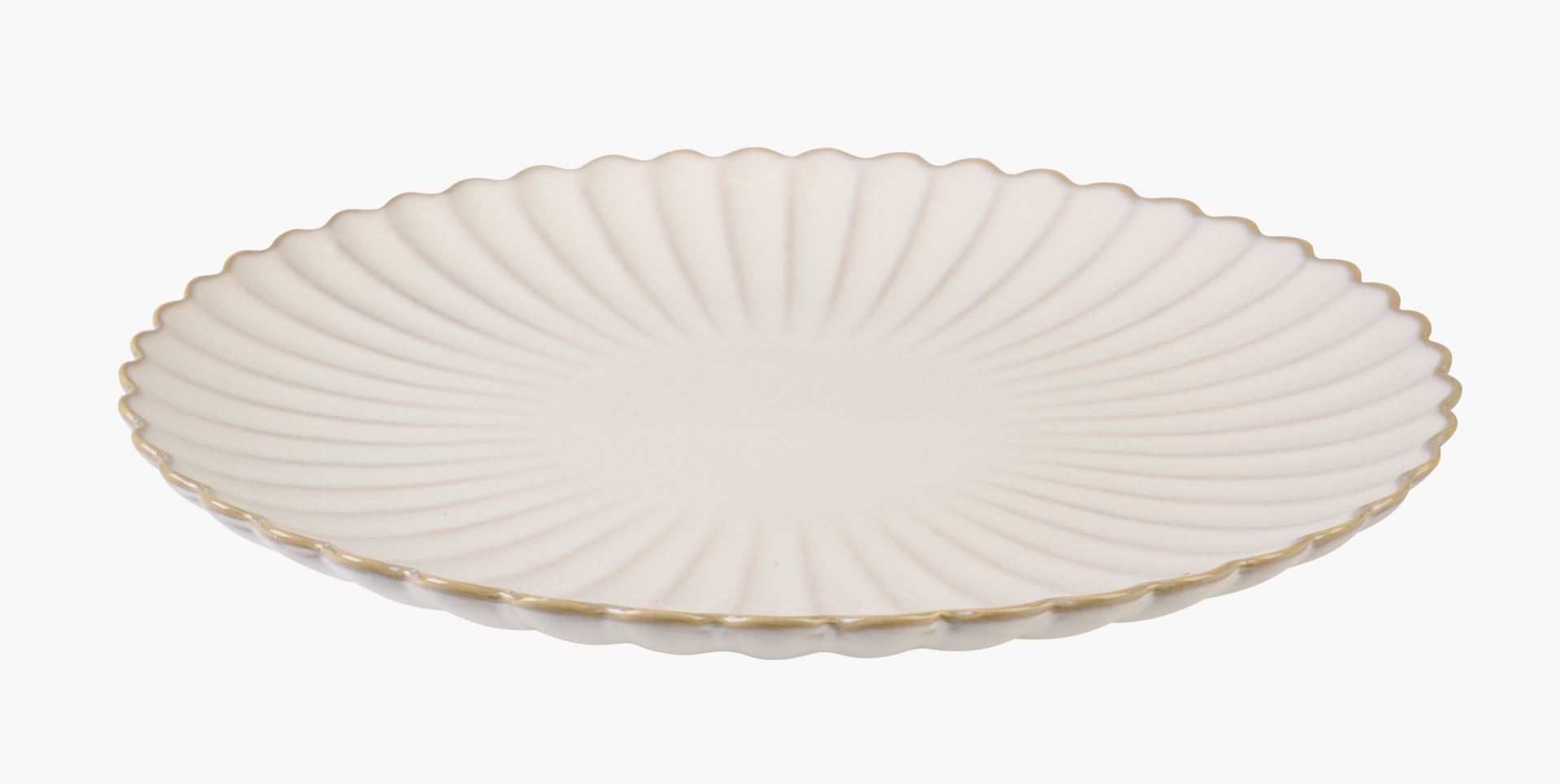 Õhtusöögi taldrik valge - 3