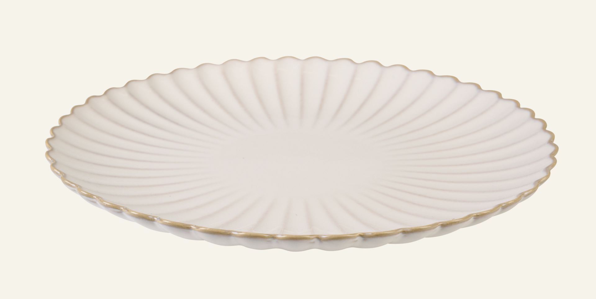 Õhtusöögi taldrik valge - 3