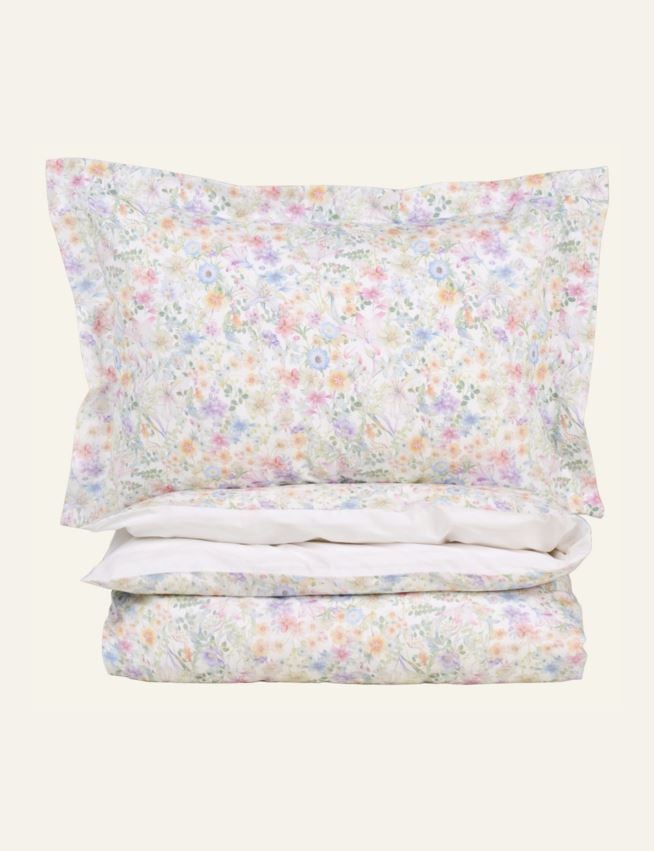 Voodipesukomplekt perkalpuuvillast mitmevärviline - 2