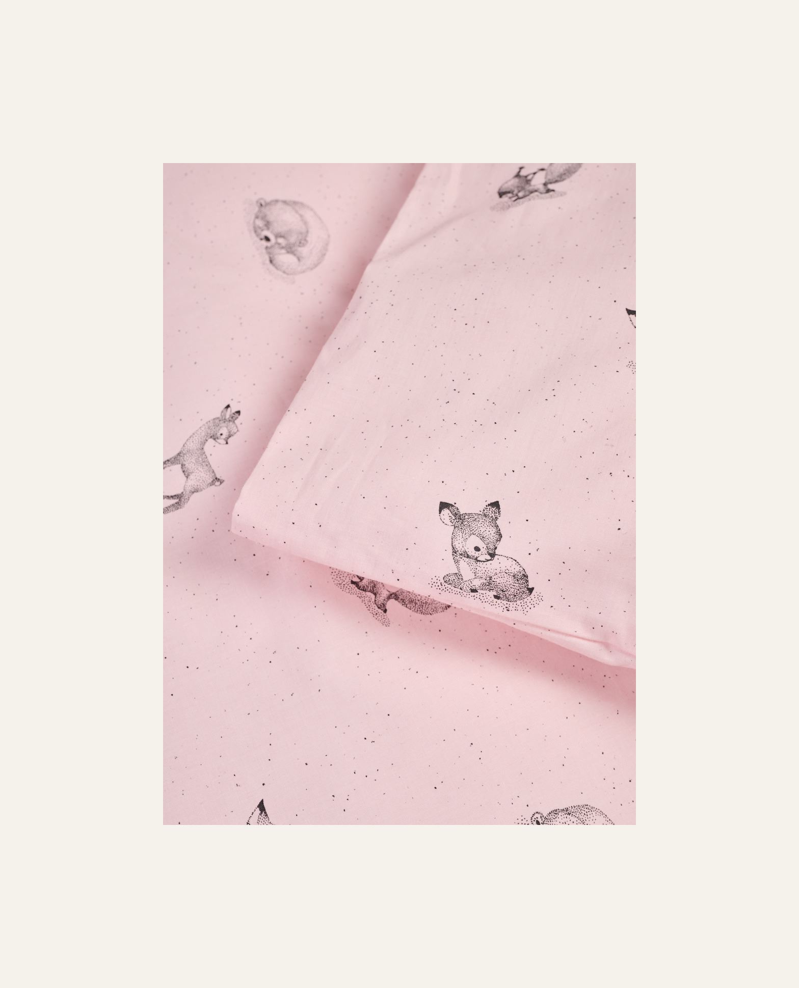 Beebi voodipesukomplekt hele roosa - 2