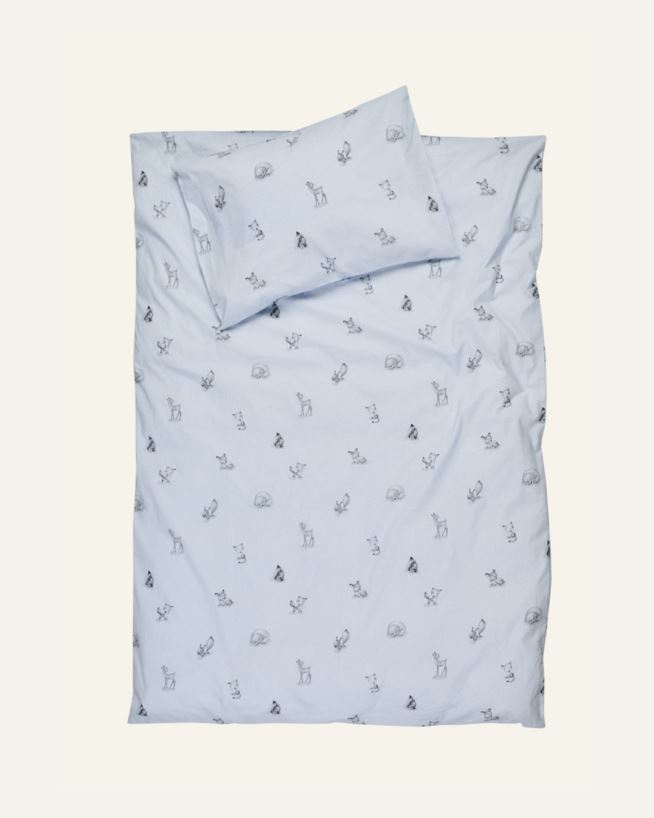 Beebi voodipesukomplekt sinine - 100x130 38x55 cm sinine - 1