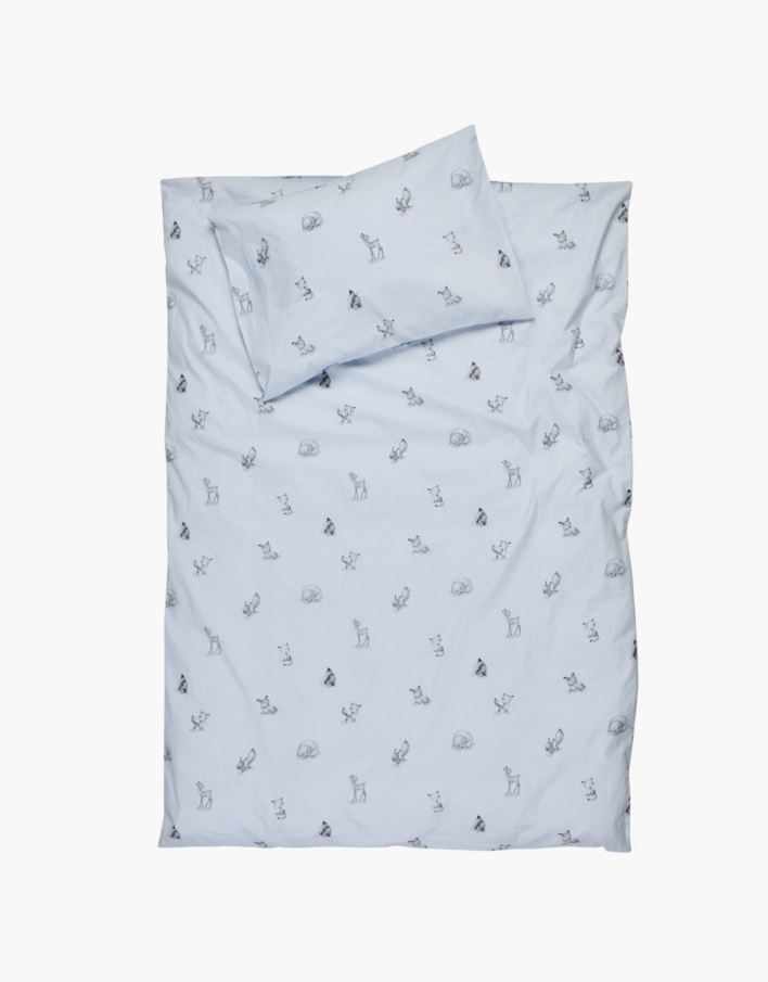 Beebi voodipesukomplekt sinine - 100x130 38x55 cm sinine - 1