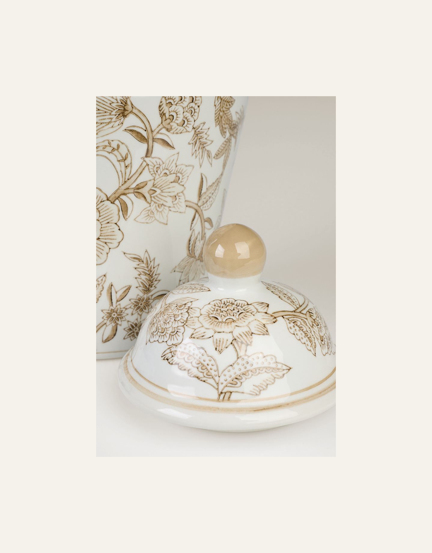 Vaas mitmevärviline/beez - 3