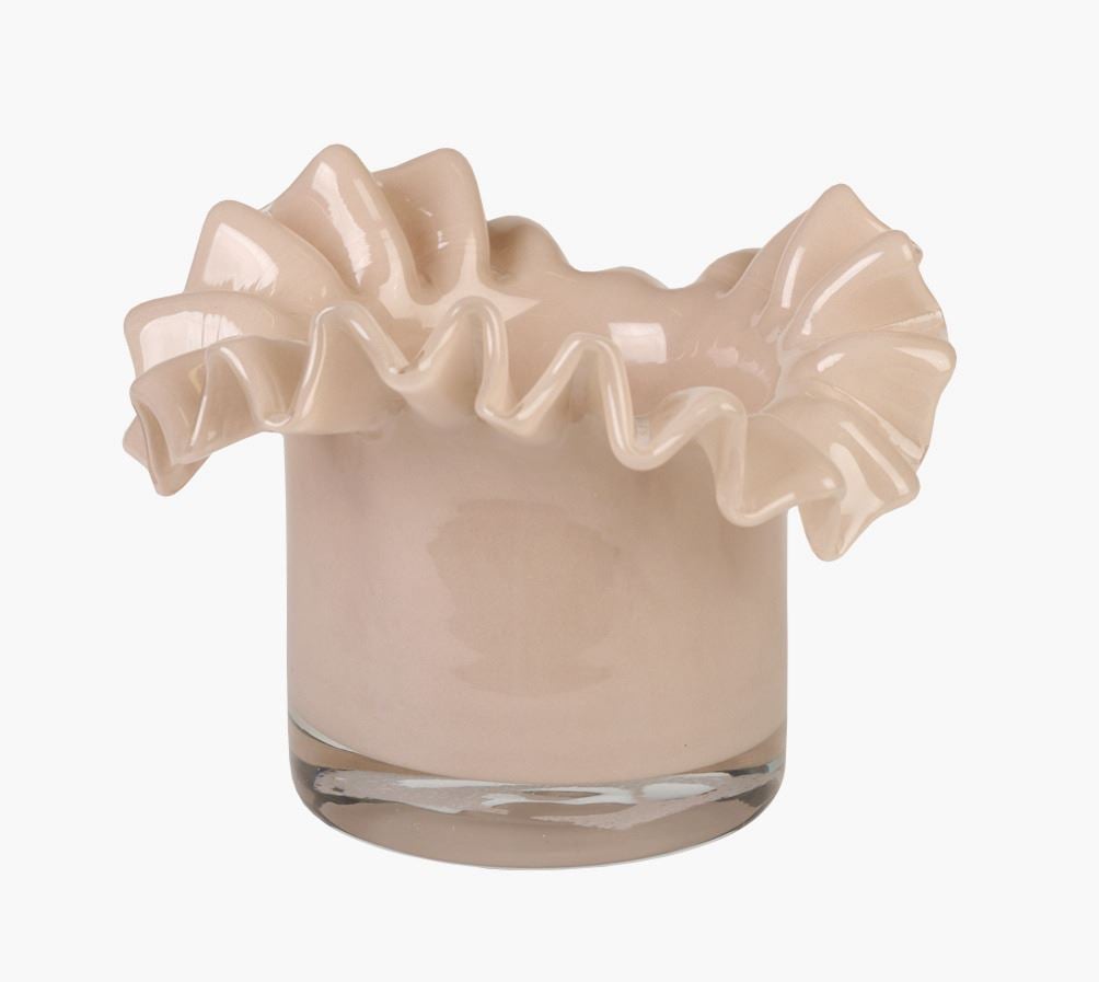 Küünlalatern hallikaspruun - 13x13x8 cm hallikaspruun - 1