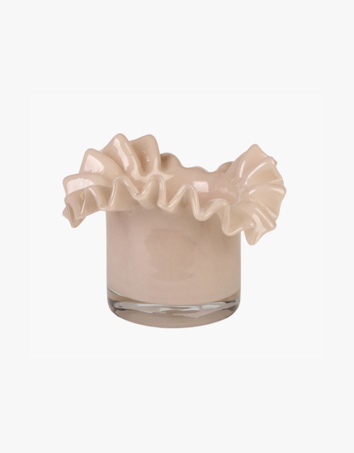 Küünlalatern hallikaspruun - 13x13x8 cm hallikaspruun - 1