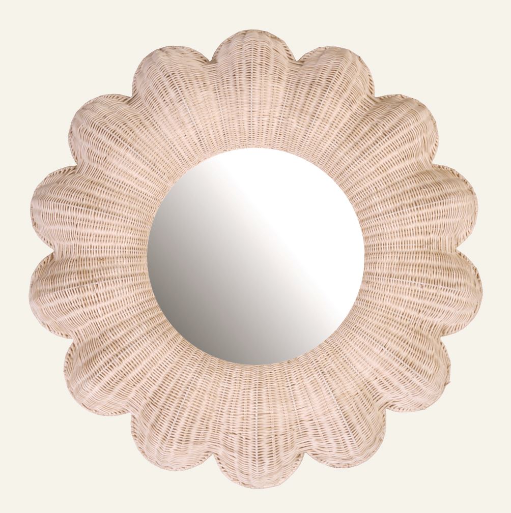 Peegel hele natuur - 73x73x9 cm hele natuur - 1