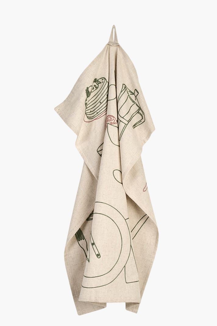 Köögirätik naturaalne toon - 50x70 cm naturaalne toon - 1