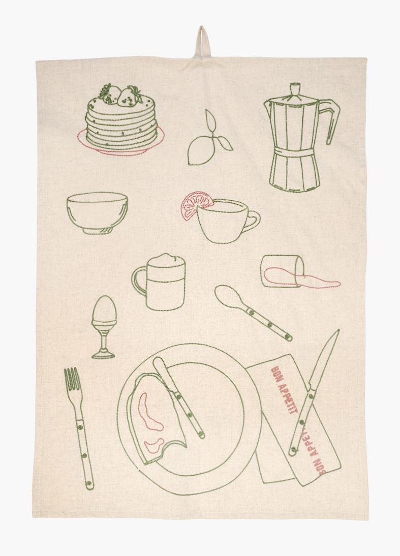 Köögirätik naturaalne toon - 4