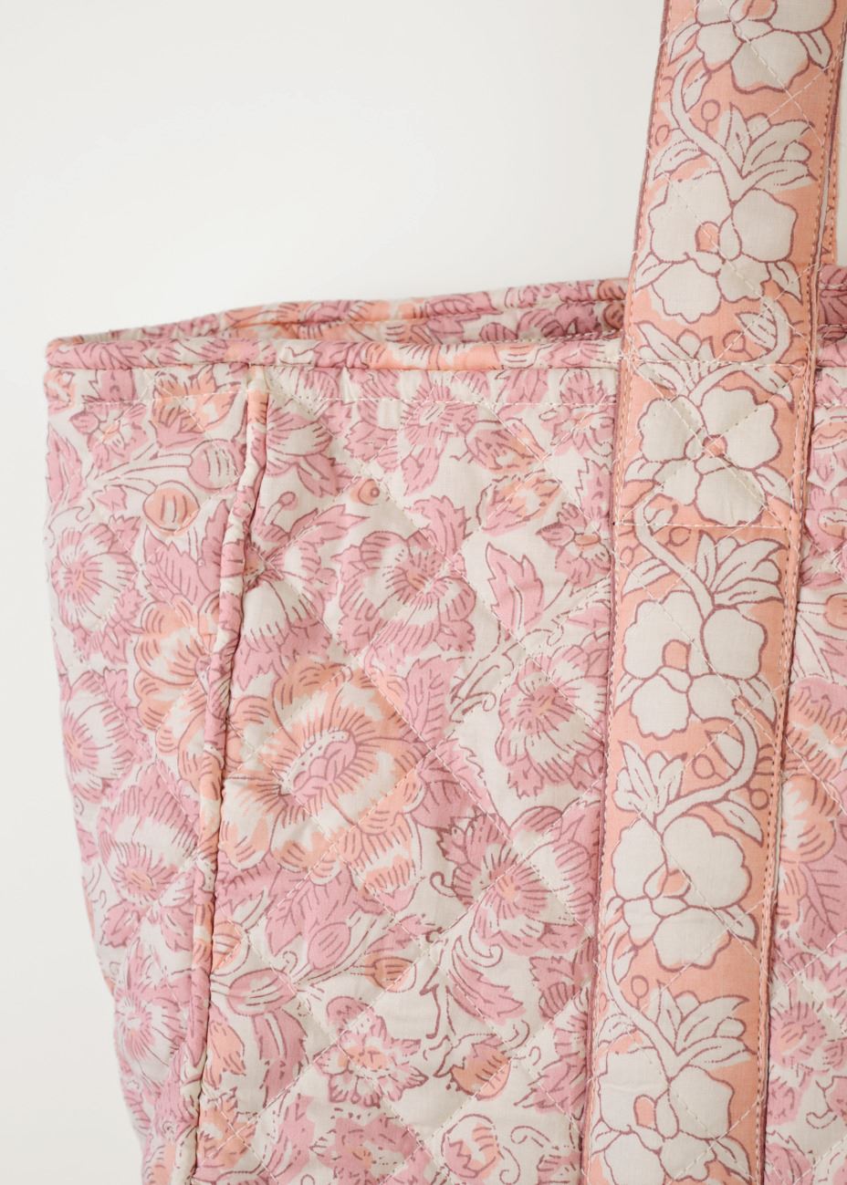 Väike tote kott mitmevärviline/roosa - 3