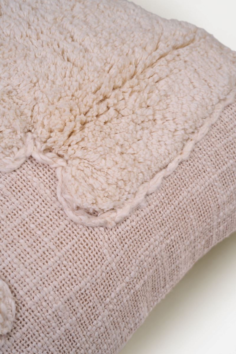 Dekoratiivpadja kate loodusvalge - 2