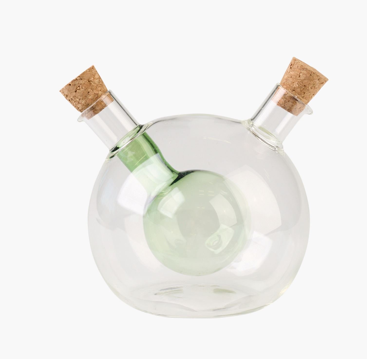 Õli ja äädika pudel roheline - 370ml/60ml roheline - 1