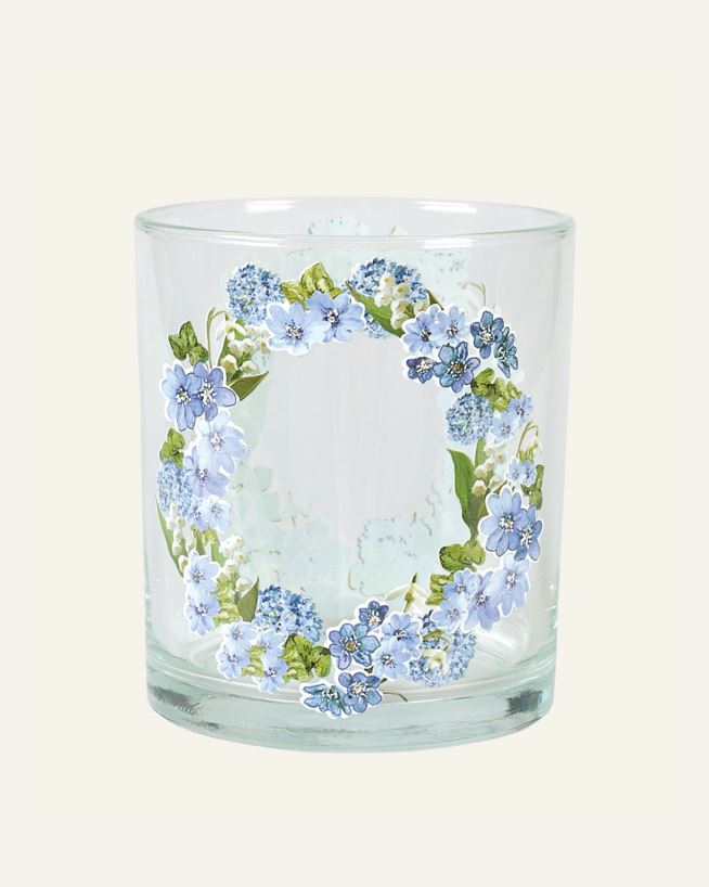Küünlalatern sinine - 11,5x11,5x13 cm sinine - 1