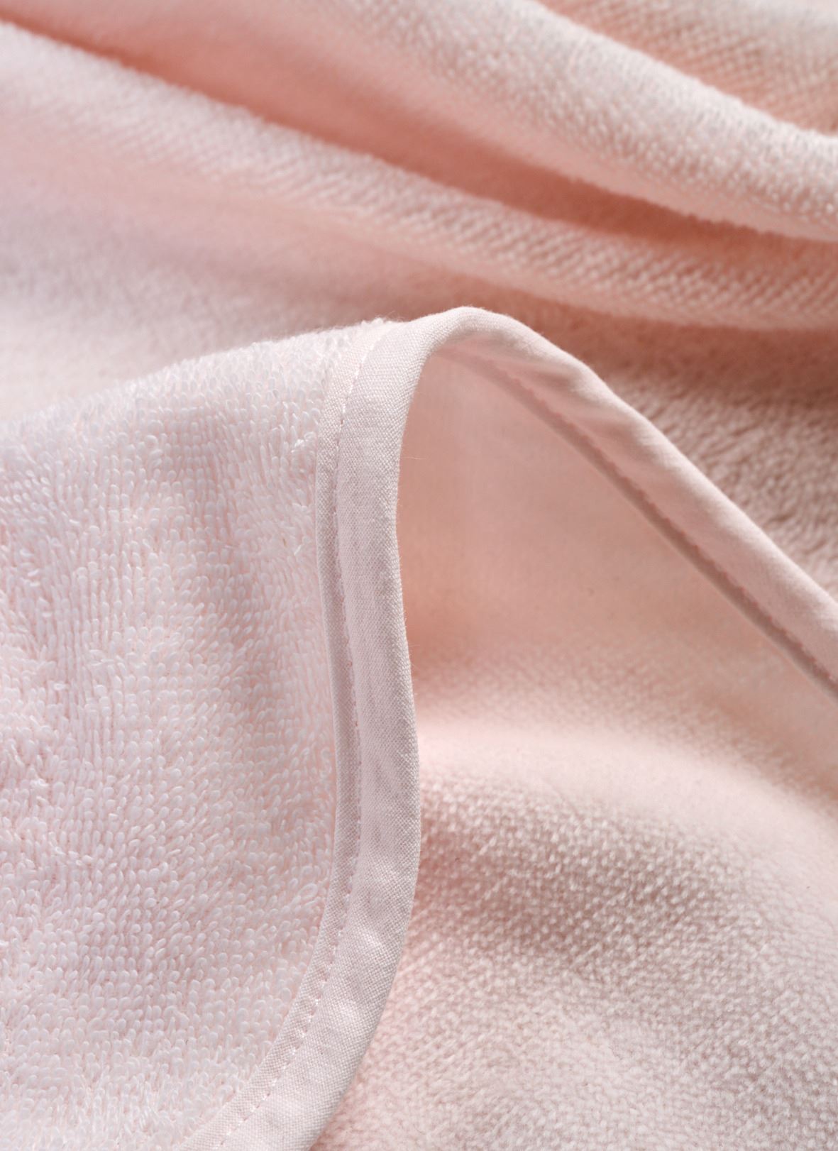 Kapuutsiga rätik hele roosa - 2