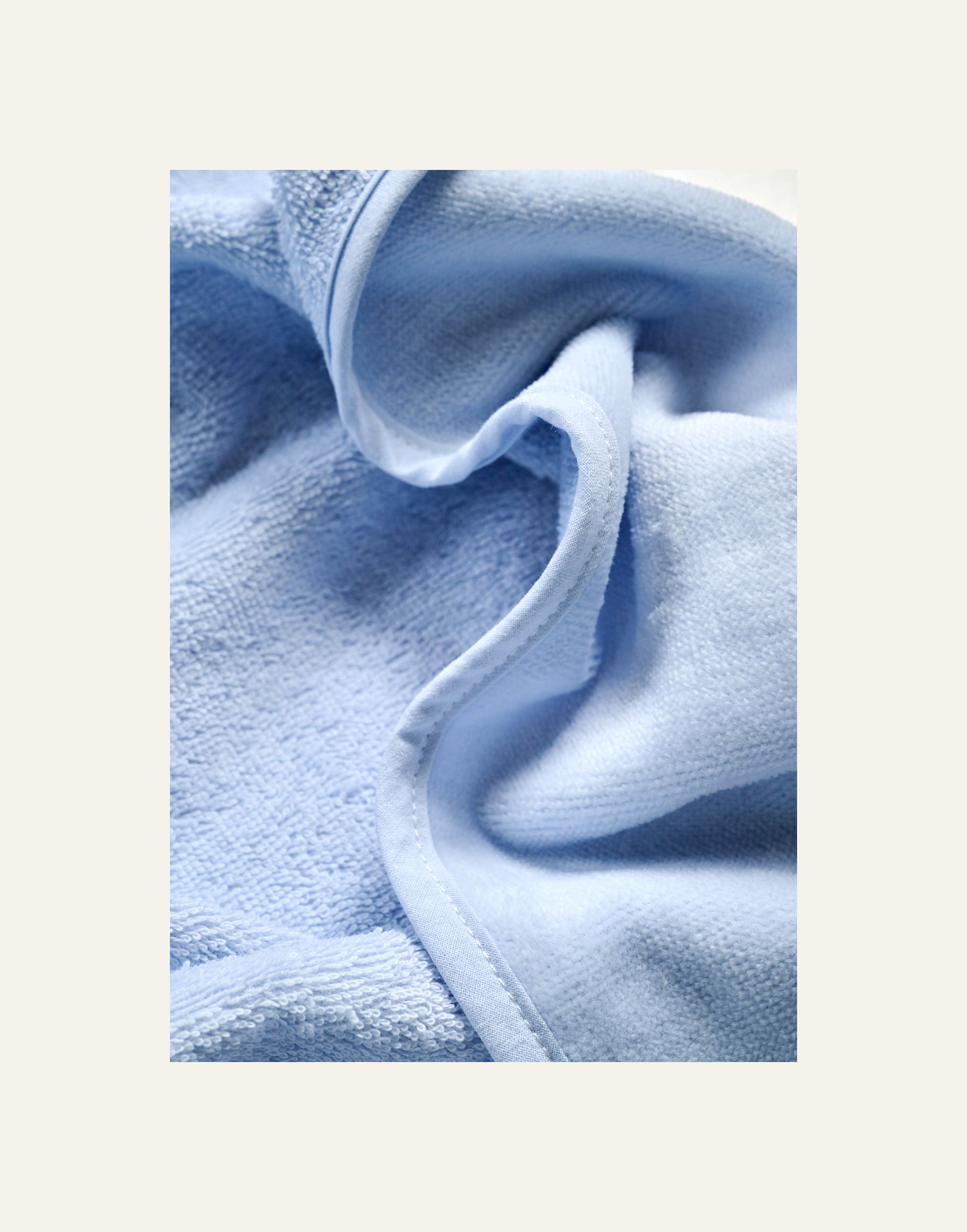 Kapuutsiga rätik hele sinine - 2