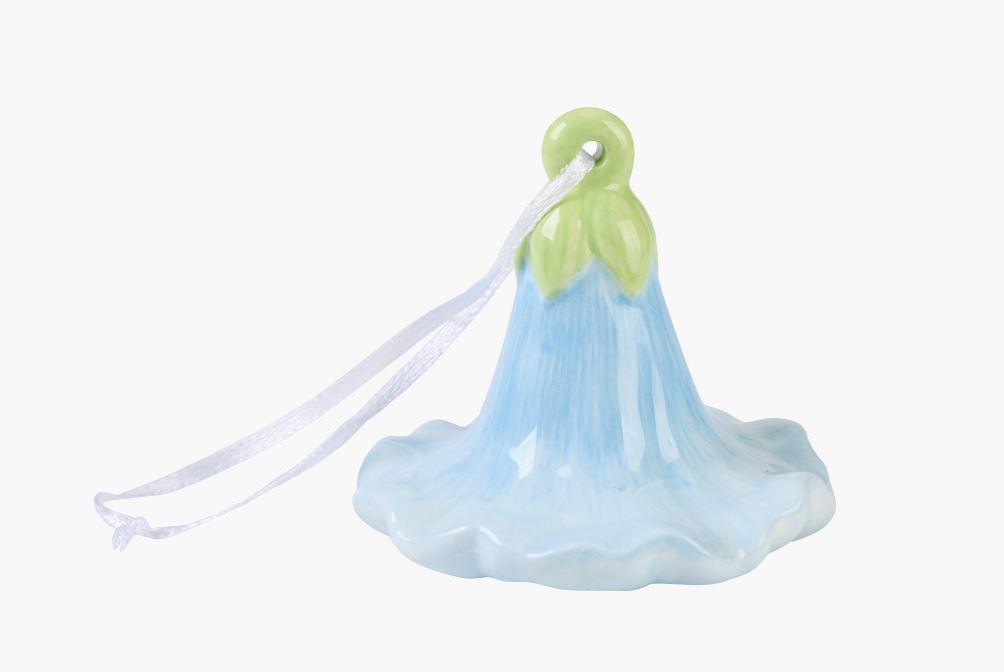 Dekor hele sinine - 8x8x7,3 cm hele sinine - 1