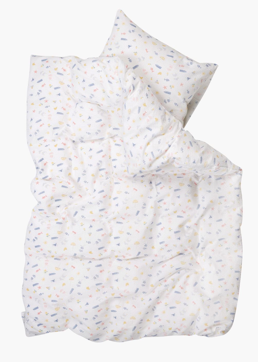 Voodipesukomplekt krepp-puuvillane mitmevärviline - 2