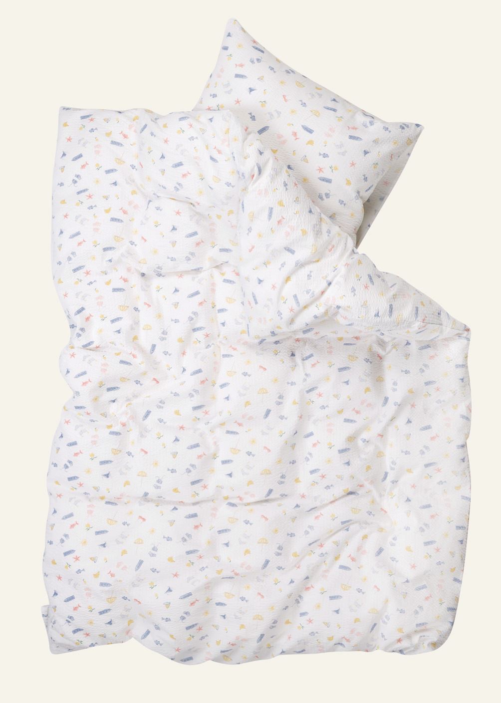 Voodipesukomplekt krepp-puuvillane mitmevärviline - 2