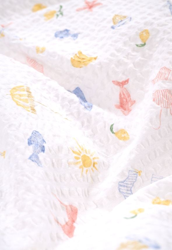 Voodipesukomplekt krepp-puuvillane mitmevärviline - 3