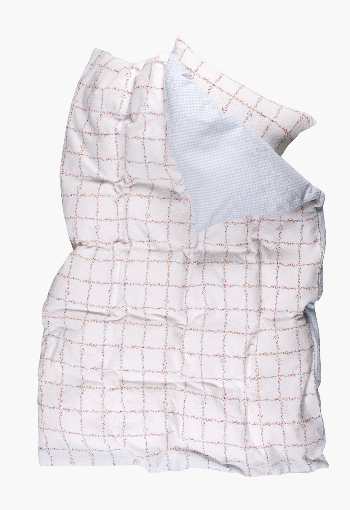 Voodipesukomplekt krepp-puuvillane mitmevärviline - 2