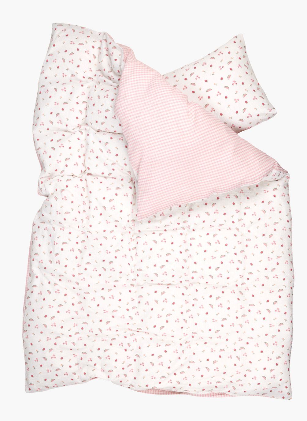 Voodipesukomplekt krepp-puuvillane mitmevärviline - 2