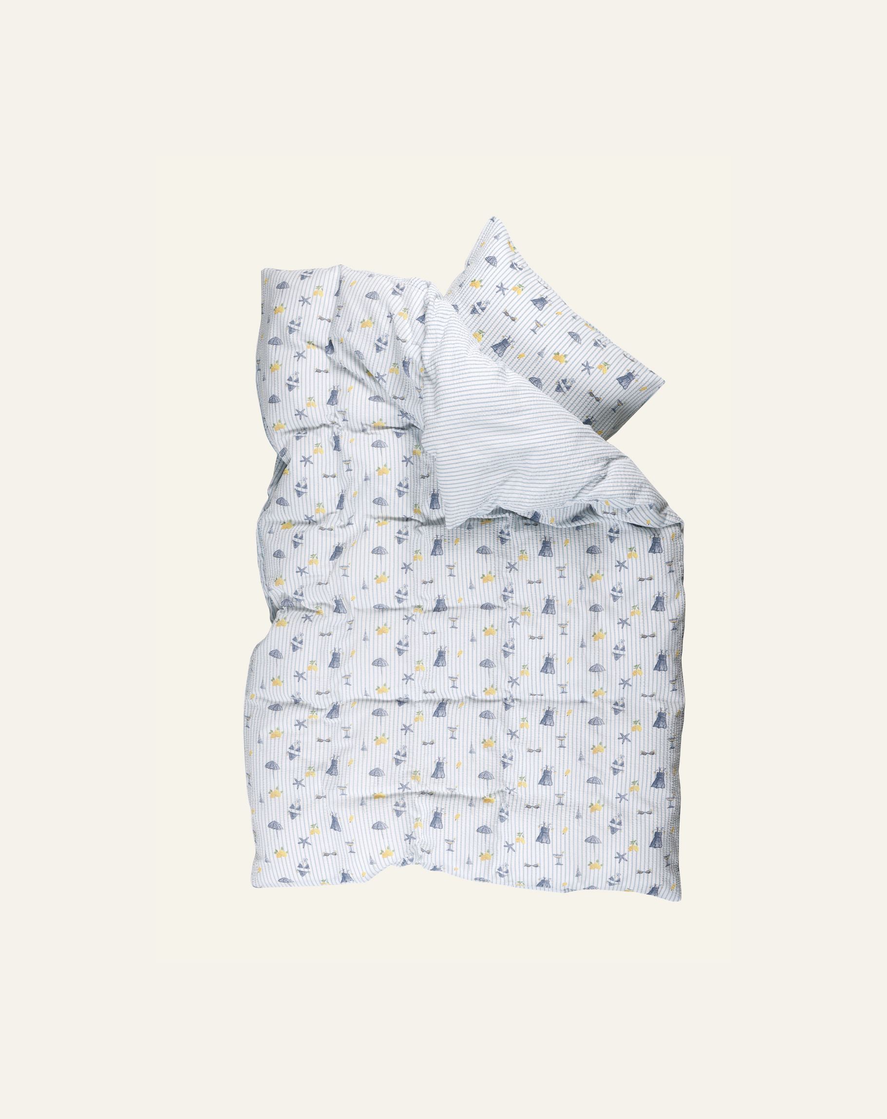 Voodipesukomplekt krepp-puuvillane mitmevärviline - 2