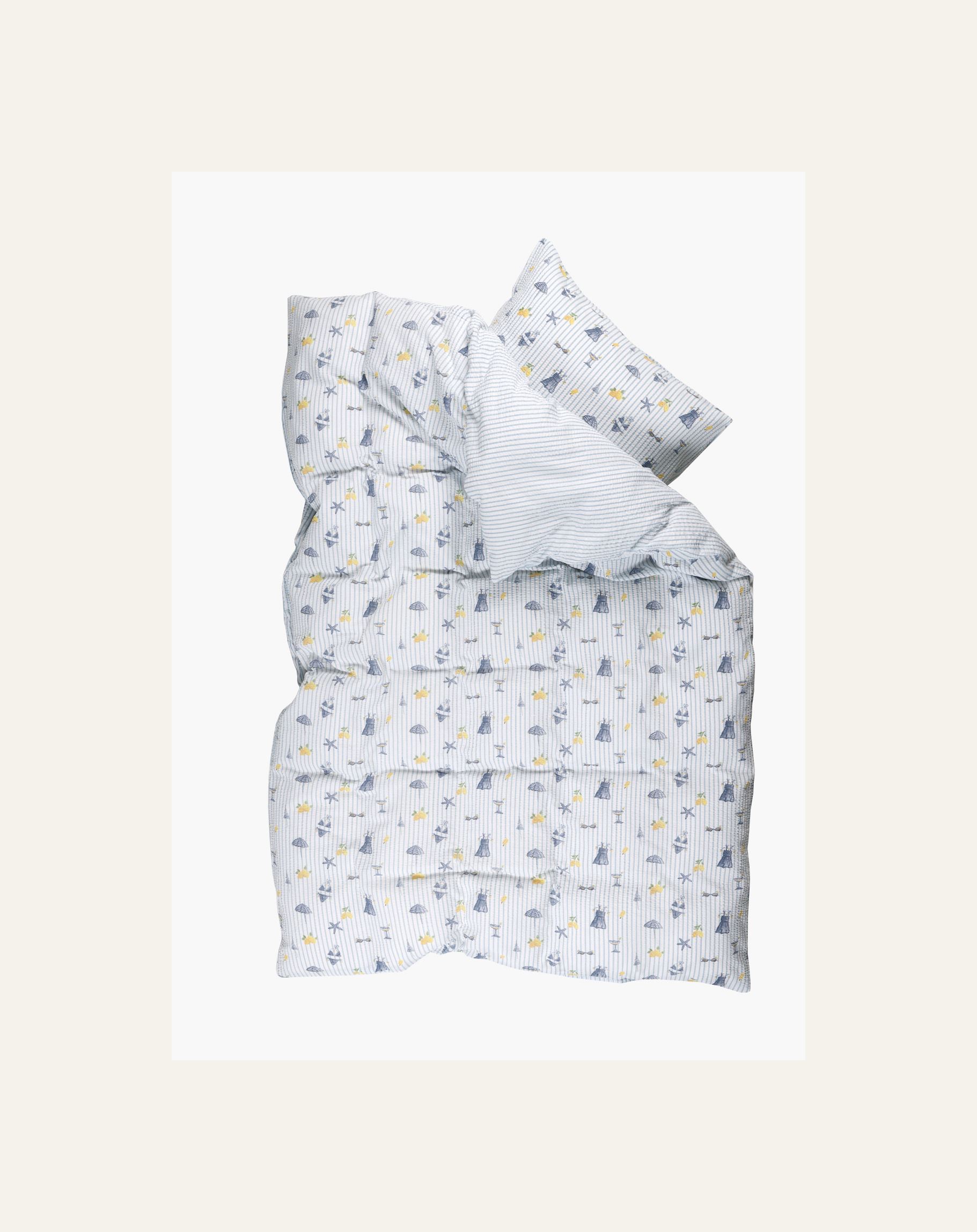 Voodipesukomplekt krepp-puuvillane mitmevärviline - 2