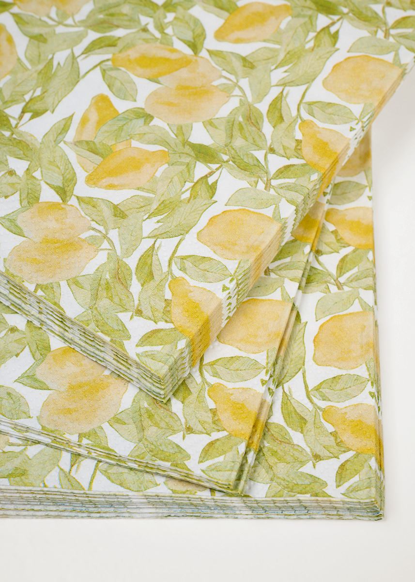 Pabersalvrätikud mitmevärviline/kollane - 2