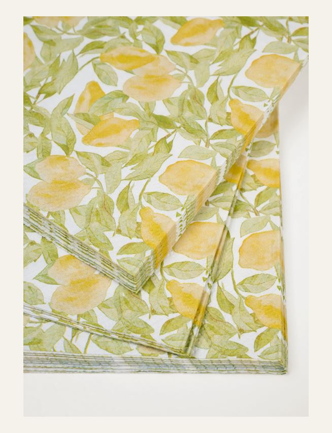 Pabersalvrätikud mitmevärviline/kollane - 2