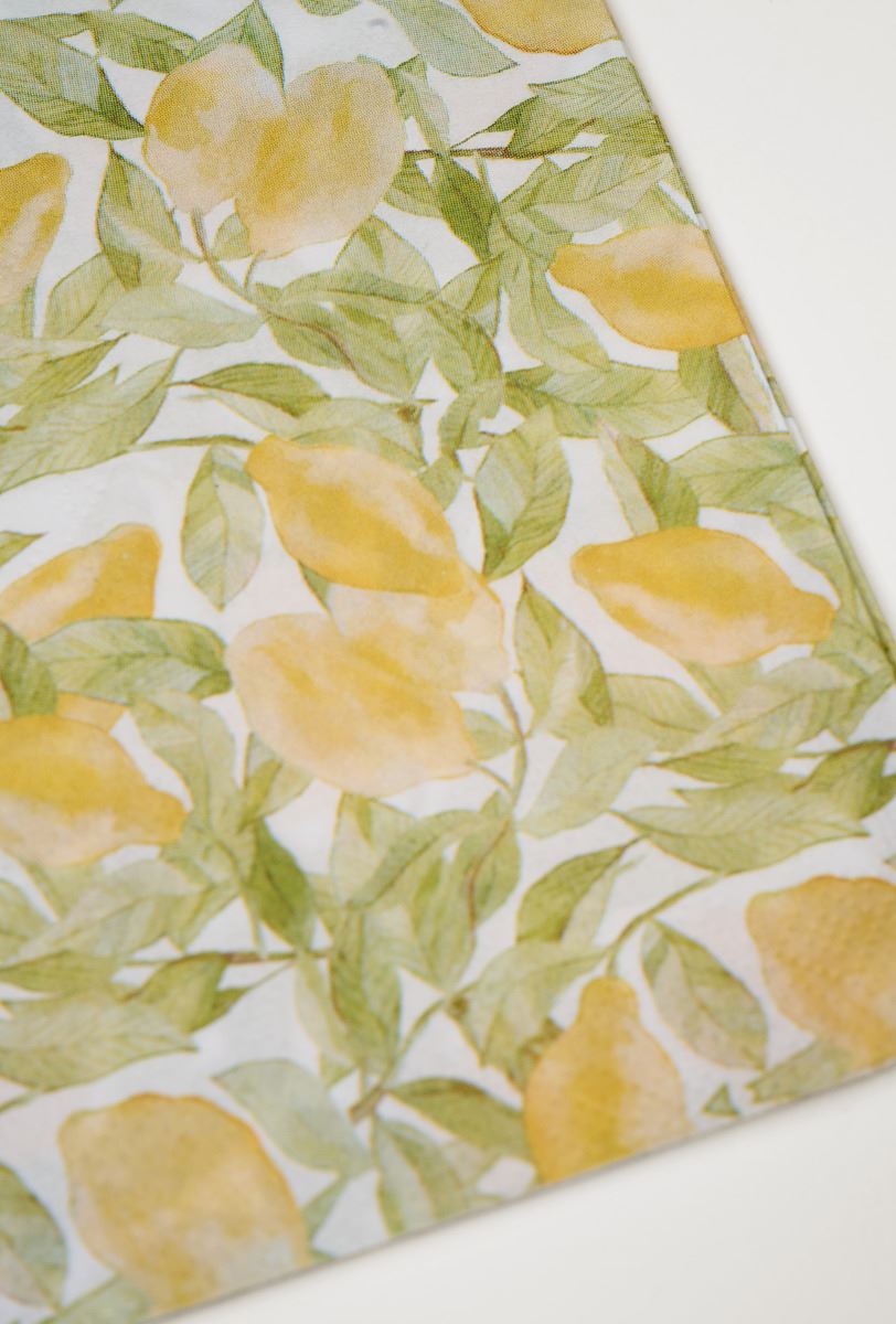 Pabersalvrätik mitmevärviline/kollane - 2