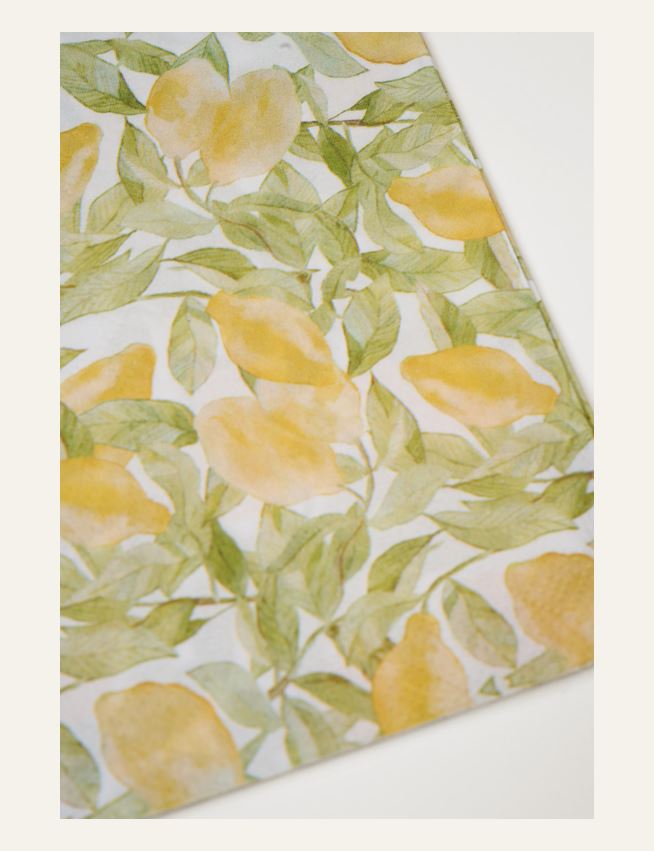 Pabersalvrätik mitmevärviline/kollane - 2