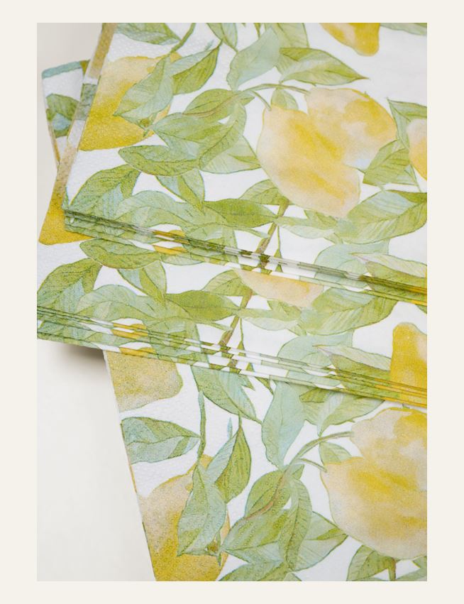 Õhtusöögi salvrätikud mitmevärviline/kollane - 2