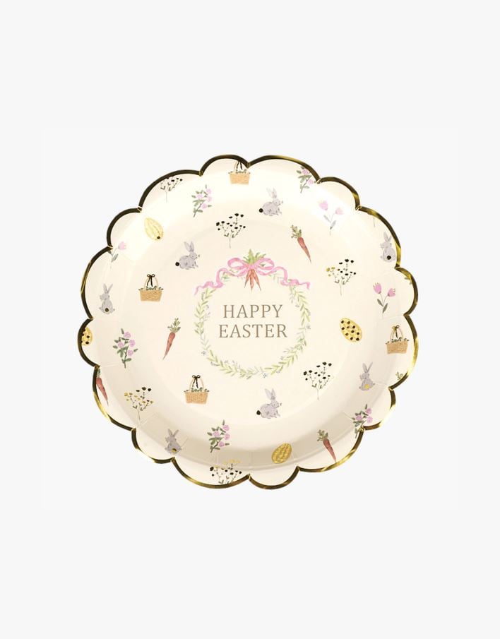 Paberist plaadid 8pk mitmevärviline - ø22,5 cm mitmevärviline - 1