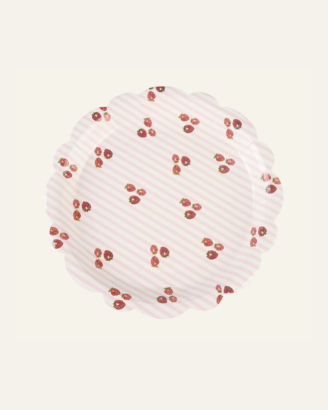 Paberist plaadid 8pk mitmevärviline/roosa - ø22,5 cm mitmevärviline/roosa - 1