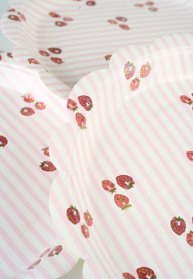 Paberist plaadid 8pk mitmevärviline/roosa - 2