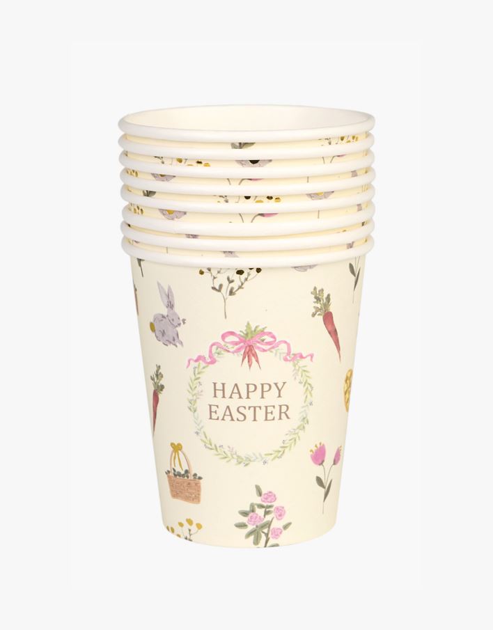 Papptass x 8 mitmevärviline - 250 ml mitmevärviline - 1