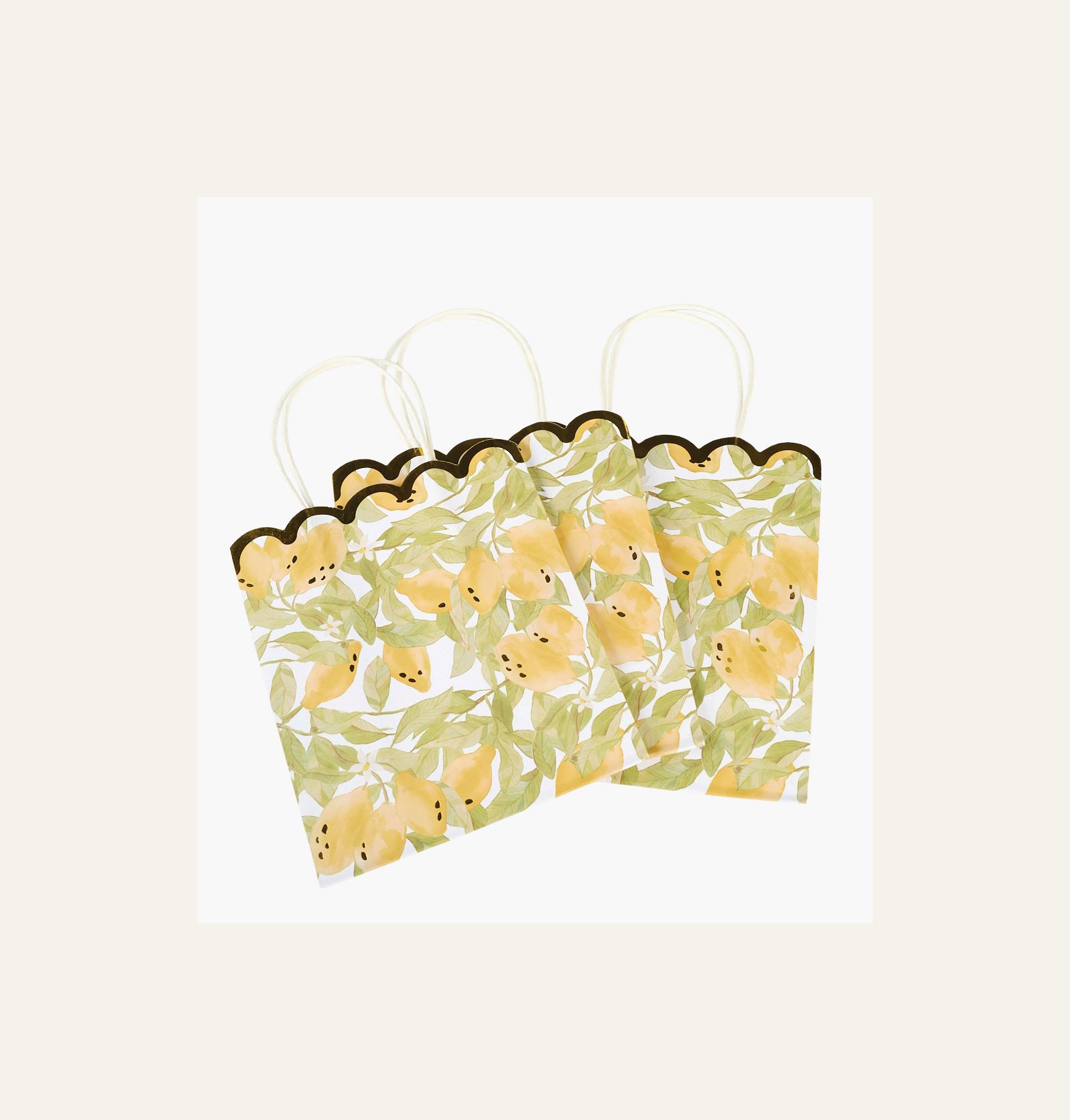 Kinkekott 3tk mitmevärviline/kollane - 2