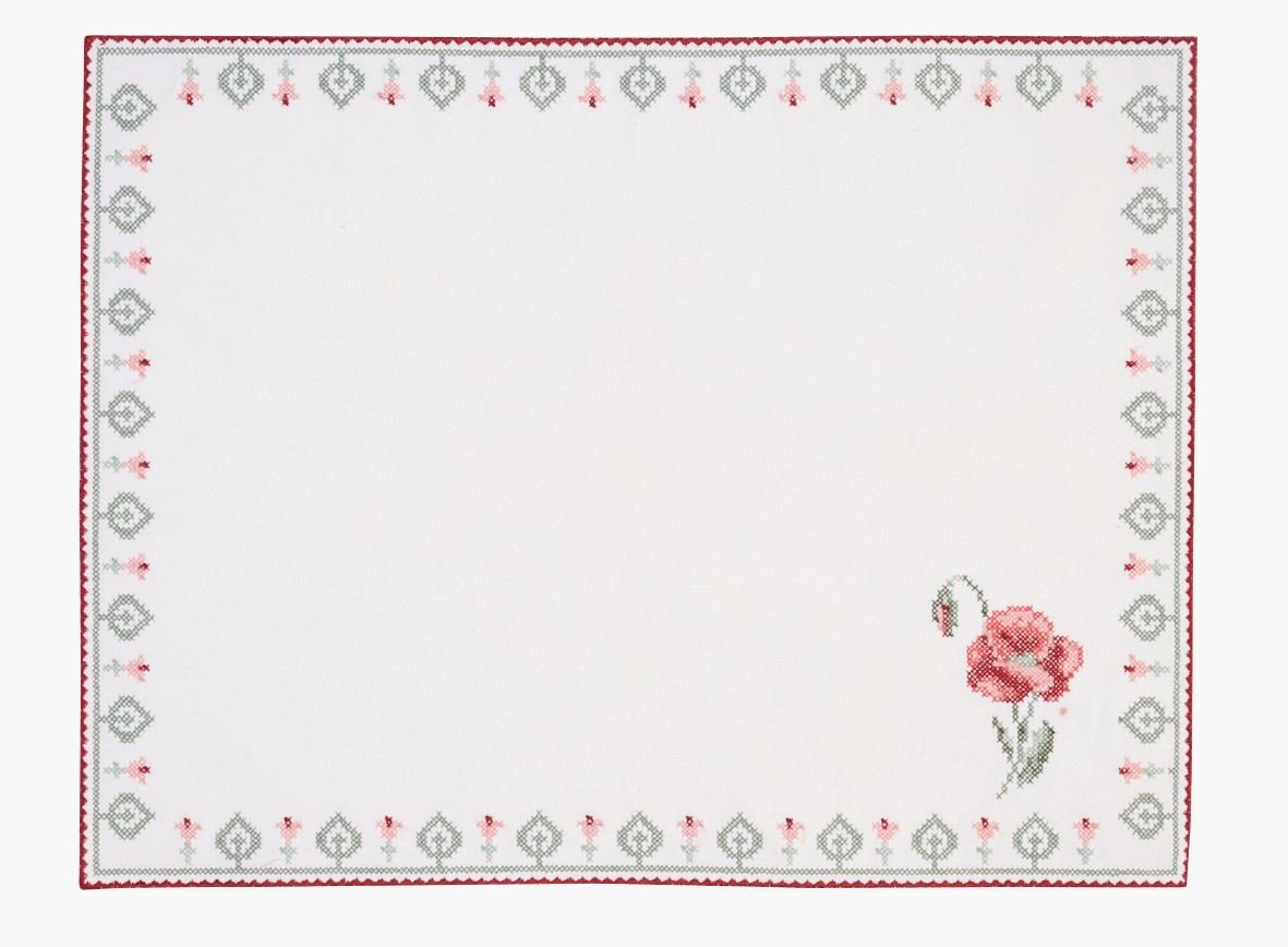 Lauamatt valge - 33x45 cm valge - 1