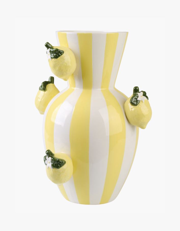 Vaas mitmevärviline/kollane - 17x17x30 cm mitmevärviline/kollane - 1