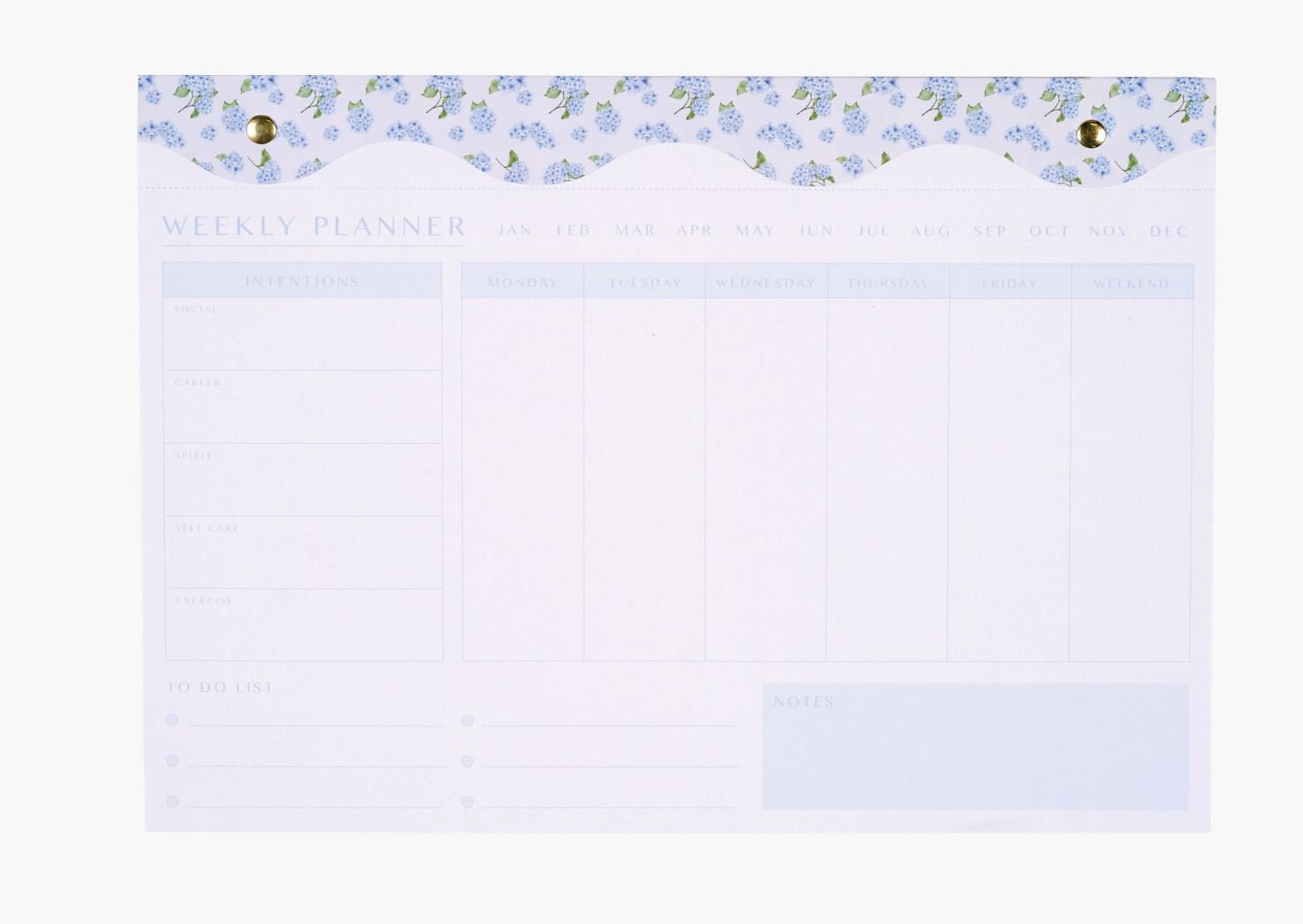 Nädala planeerija mitmevärviline/sinine - 21x30 cm mitmevärviline/sinine - 1