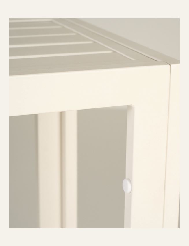 Ratastega riiul loodusvalge - 2