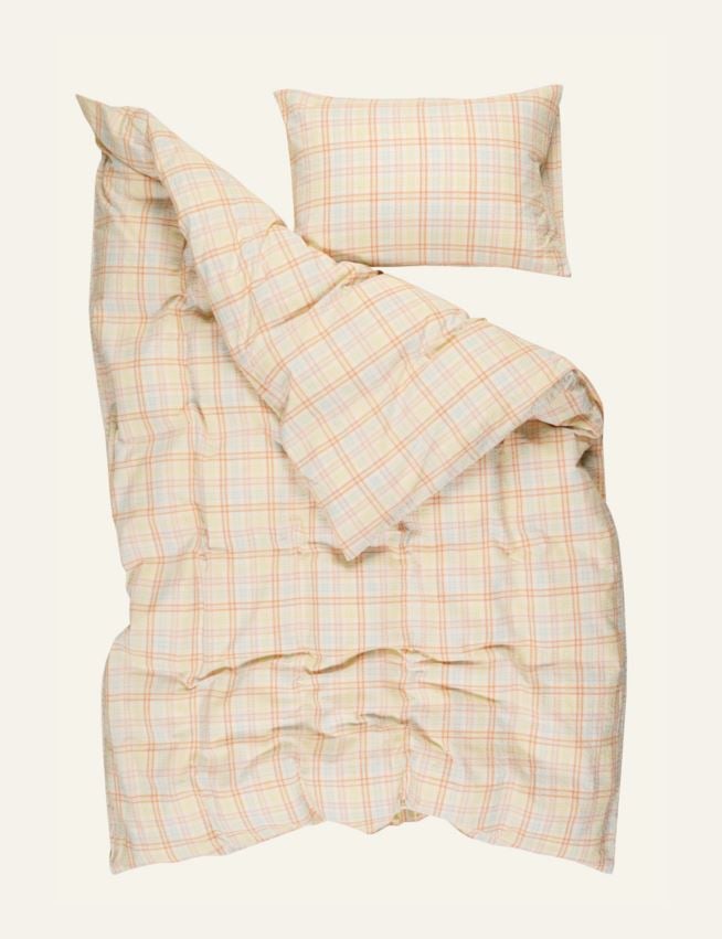 Voodipesukomplekt lõimvärvitud krepp-puuvill mitmevärviline - 3