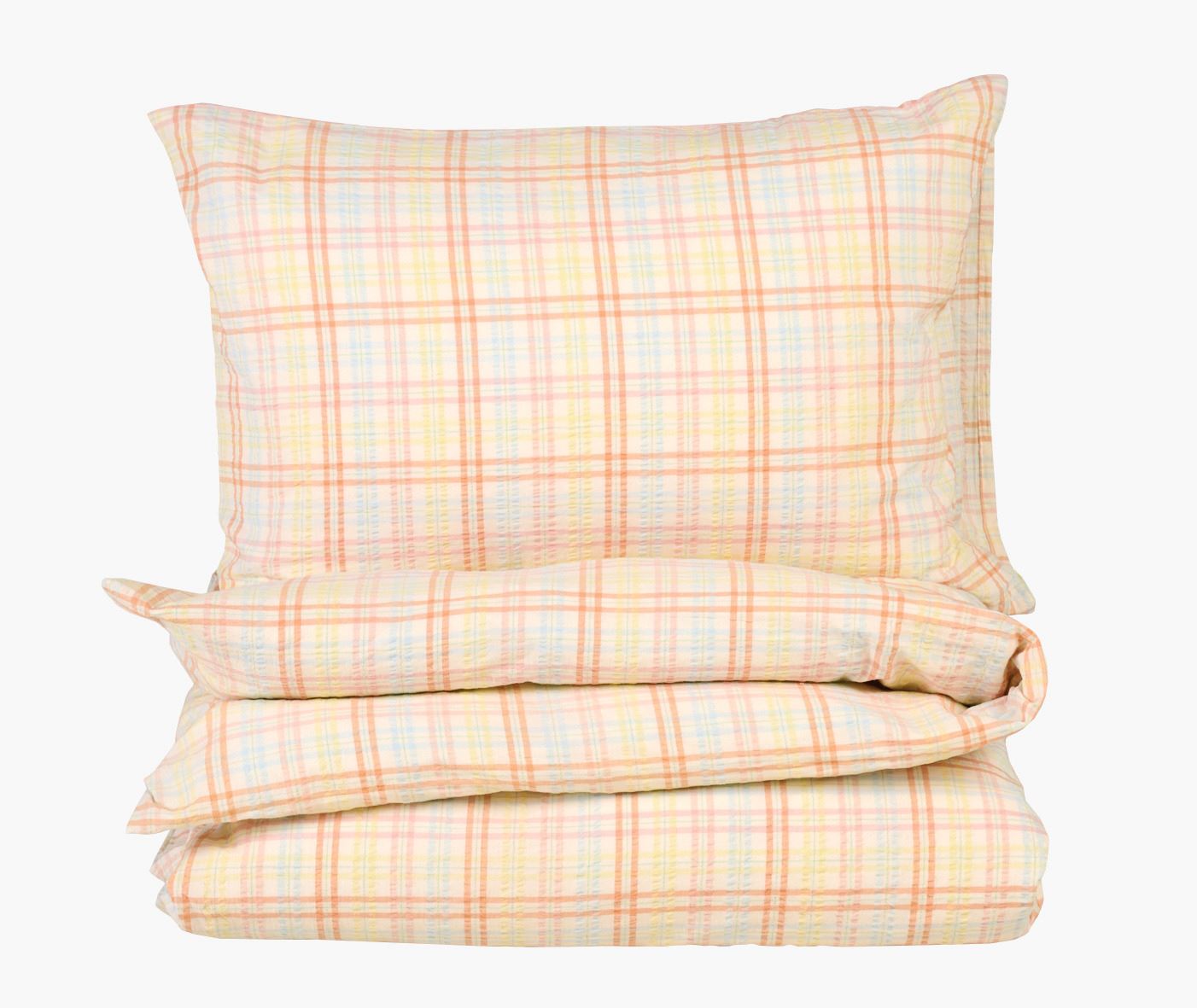 Voodipesukomplekt lõimvärvitud krepp-puuvill mitmevärviline - 150x210 cm mitmevärviline - 1