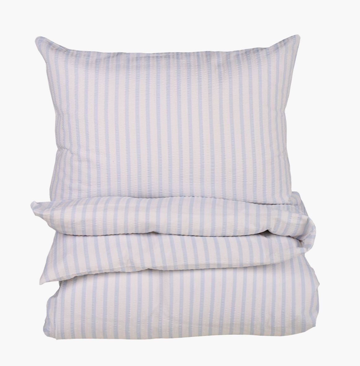 Voodipesukomplekt krepp-puuvillane udusinine - 150x210 cm udusinine - 1