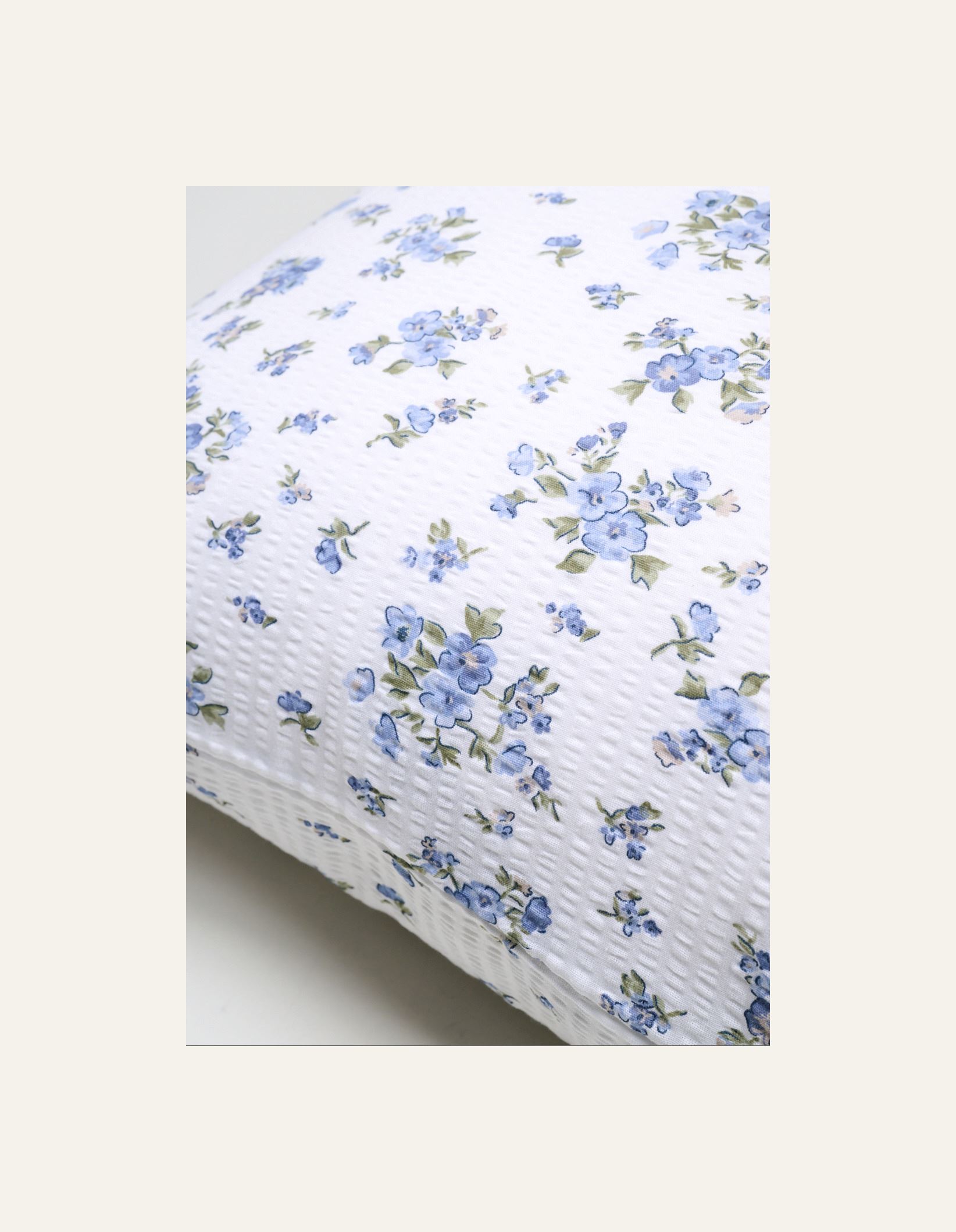 Padjapüür krepp-puuvill sinine - 2